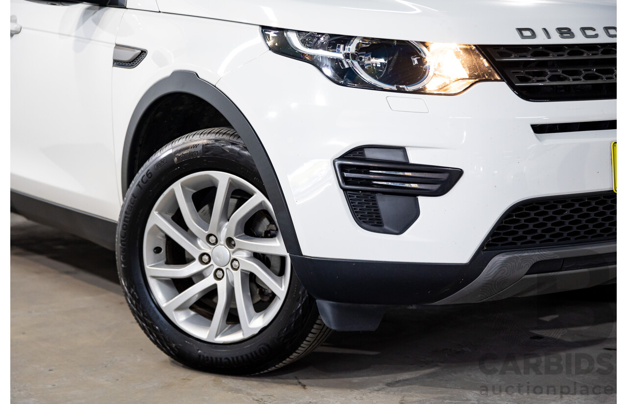 08/2018 Land Rover Discovery Sport TD4 (110kW) SE (AWD) L550 MY18 4D Wagon Polaris White Turbo Diesel 2.0L