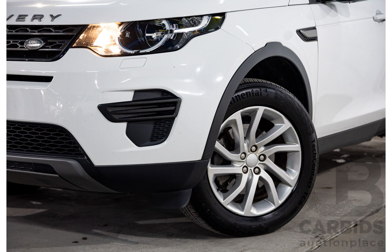 08/2018 Land Rover Discovery Sport TD4 (110kW) SE (AWD) L550 MY18 4D Wagon Polaris White Turbo Diesel 2.0L