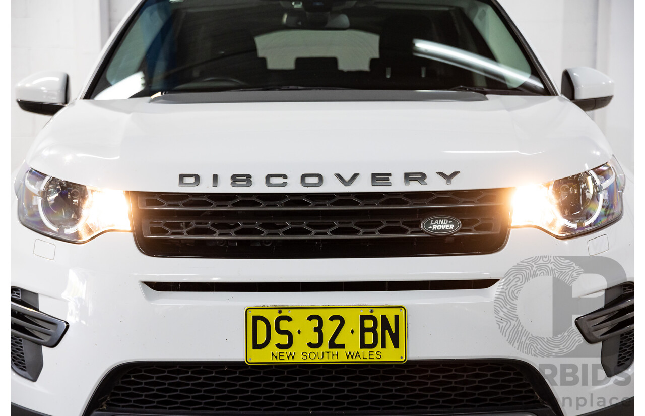 08/2018 Land Rover Discovery Sport TD4 (110kW) SE (AWD) L550 MY18 4D Wagon Polaris White Turbo Diesel 2.0L