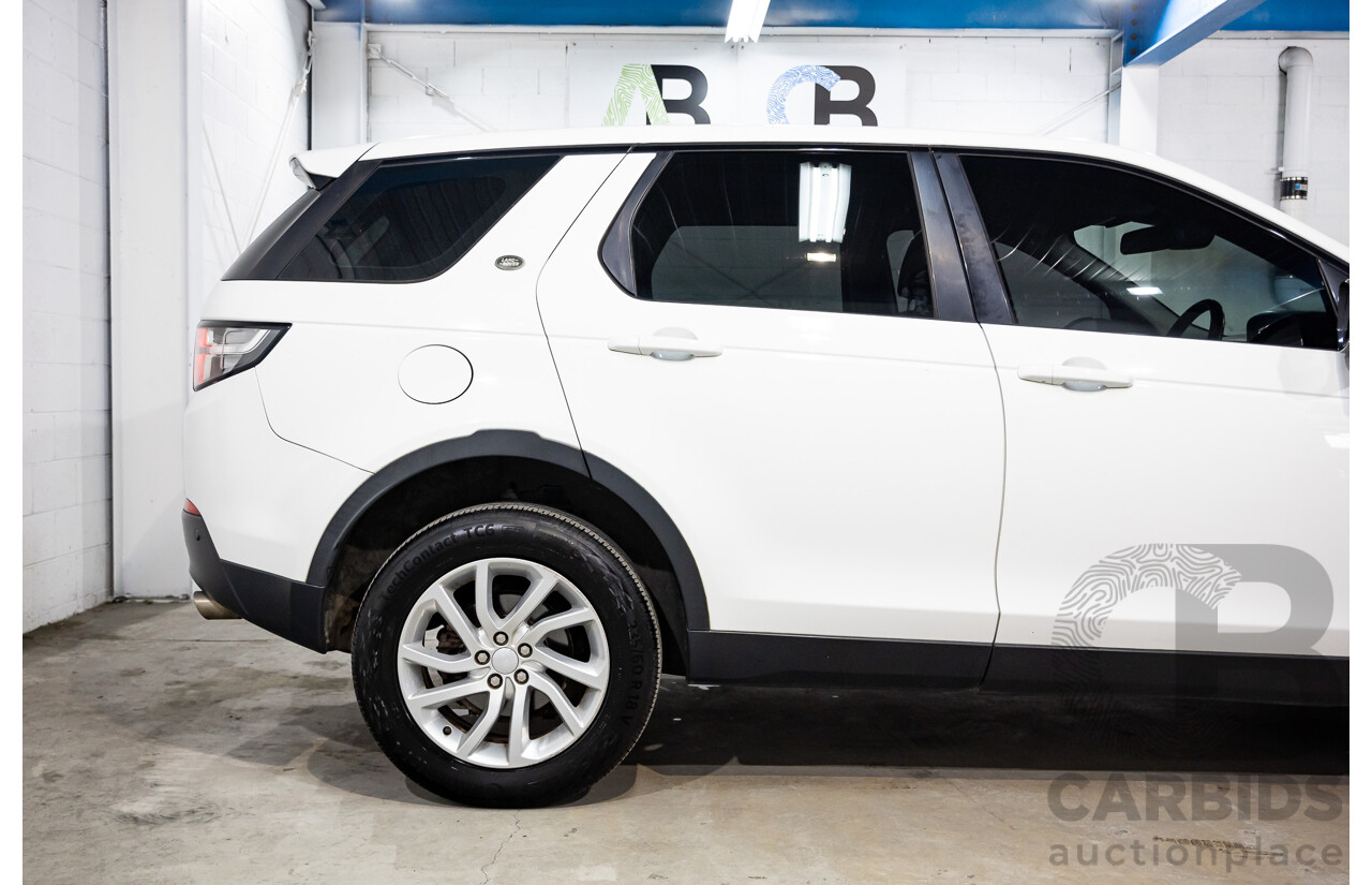 08/2018 Land Rover Discovery Sport TD4 (110kW) SE (AWD) L550 MY18 4D Wagon Polaris White Turbo Diesel 2.0L
