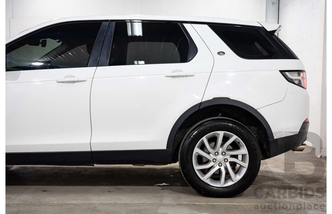 08/2018 Land Rover Discovery Sport TD4 (110kW) SE (AWD) L550 MY18 4D Wagon Polaris White Turbo Diesel 2.0L