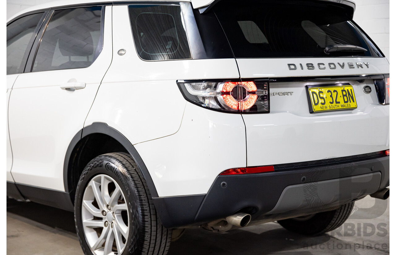 08/2018 Land Rover Discovery Sport TD4 (110kW) SE (AWD) L550 MY18 4D Wagon Polaris White Turbo Diesel 2.0L