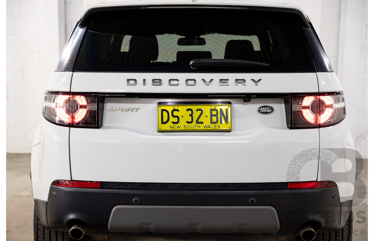 08/2018 Land Rover Discovery Sport TD4 (110kW) SE (AWD) L550 MY18 4D Wagon Polaris White Turbo Diesel 2.0L