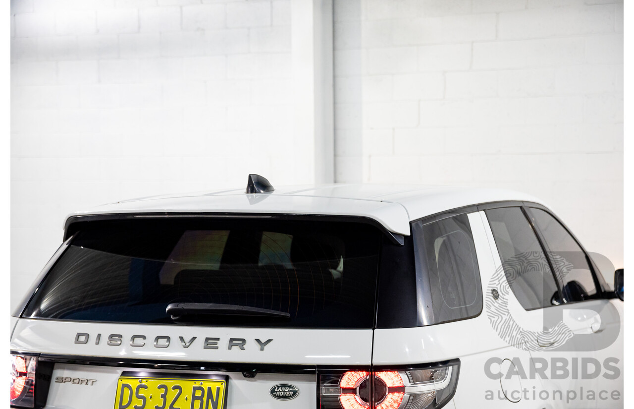 08/2018 Land Rover Discovery Sport TD4 (110kW) SE (AWD) L550 MY18 4D Wagon Polaris White Turbo Diesel 2.0L