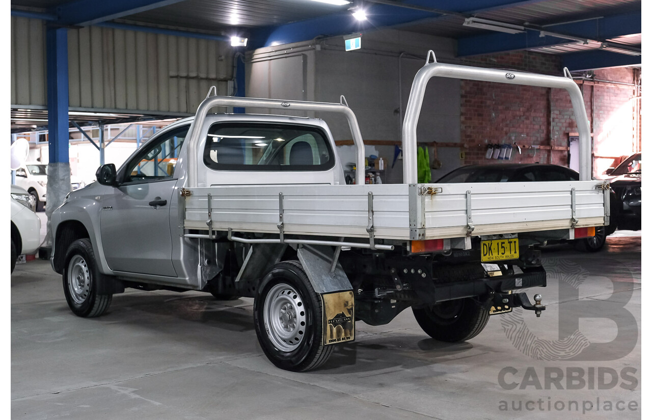 10/2019 Mitsubishi Triton GLX MR MY20 C/Chas Silver Turbo Diesel 2.4L