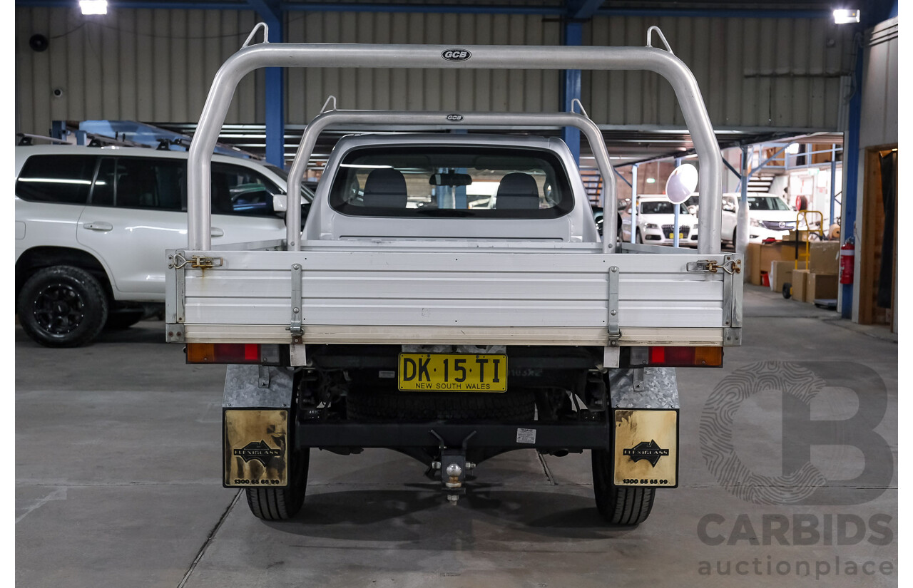 10/2019 Mitsubishi Triton GLX MR MY20 C/Chas Silver Turbo Diesel 2.4L