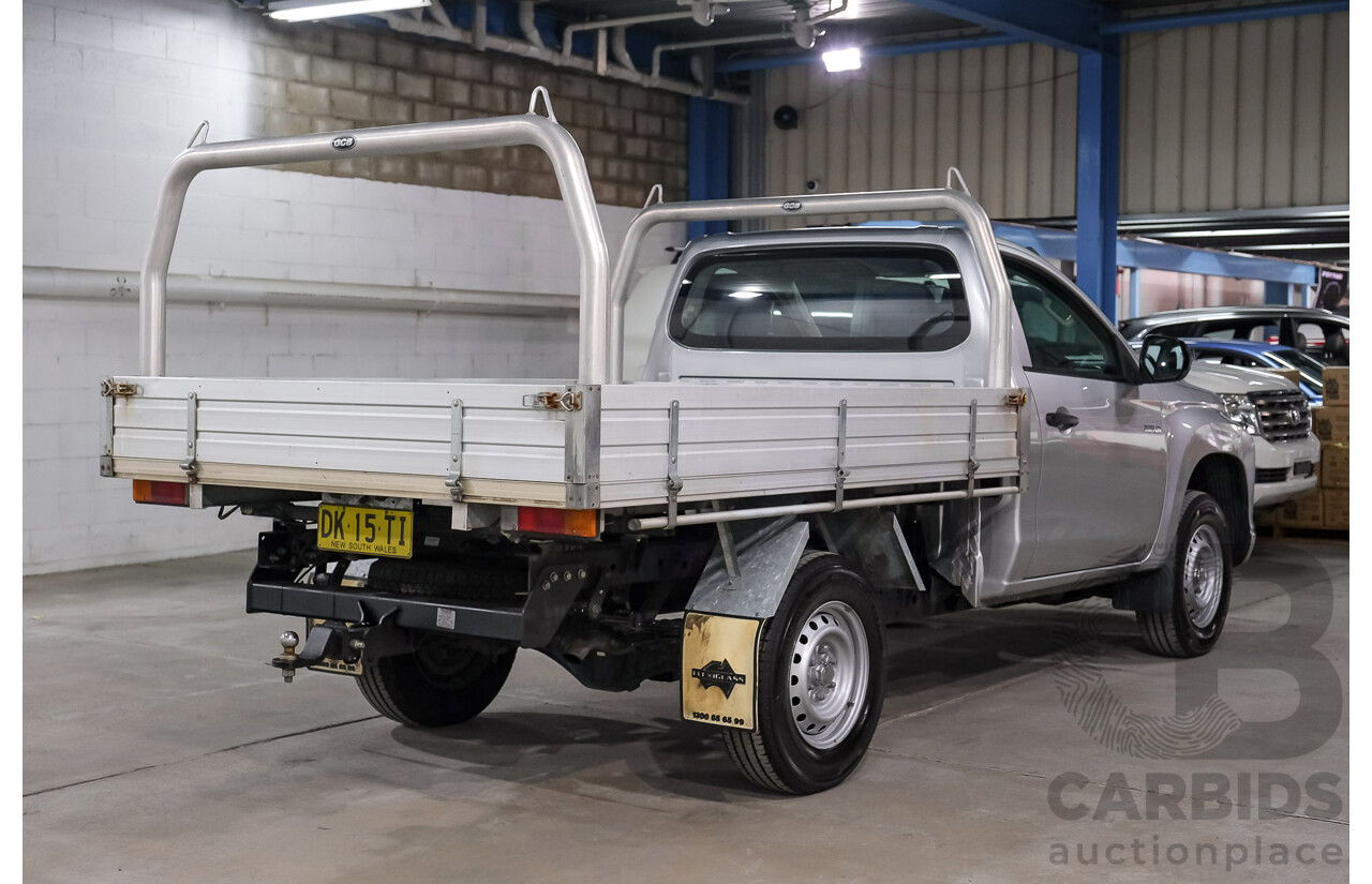 10/2019 Mitsubishi Triton GLX MR MY20 C/Chas Silver Turbo Diesel 2.4L
