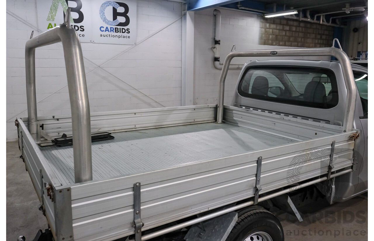 10/2019 Mitsubishi Triton GLX MR MY20 C/Chas Silver Turbo Diesel 2.4L