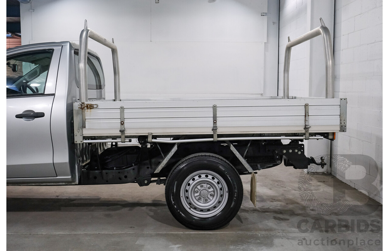 10/2019 Mitsubishi Triton GLX MR MY20 C/Chas Silver Turbo Diesel 2.4L
