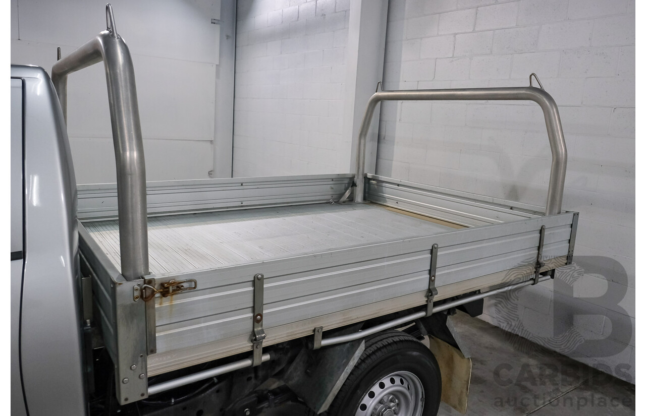 10/2019 Mitsubishi Triton GLX MR MY20 C/Chas Silver Turbo Diesel 2.4L