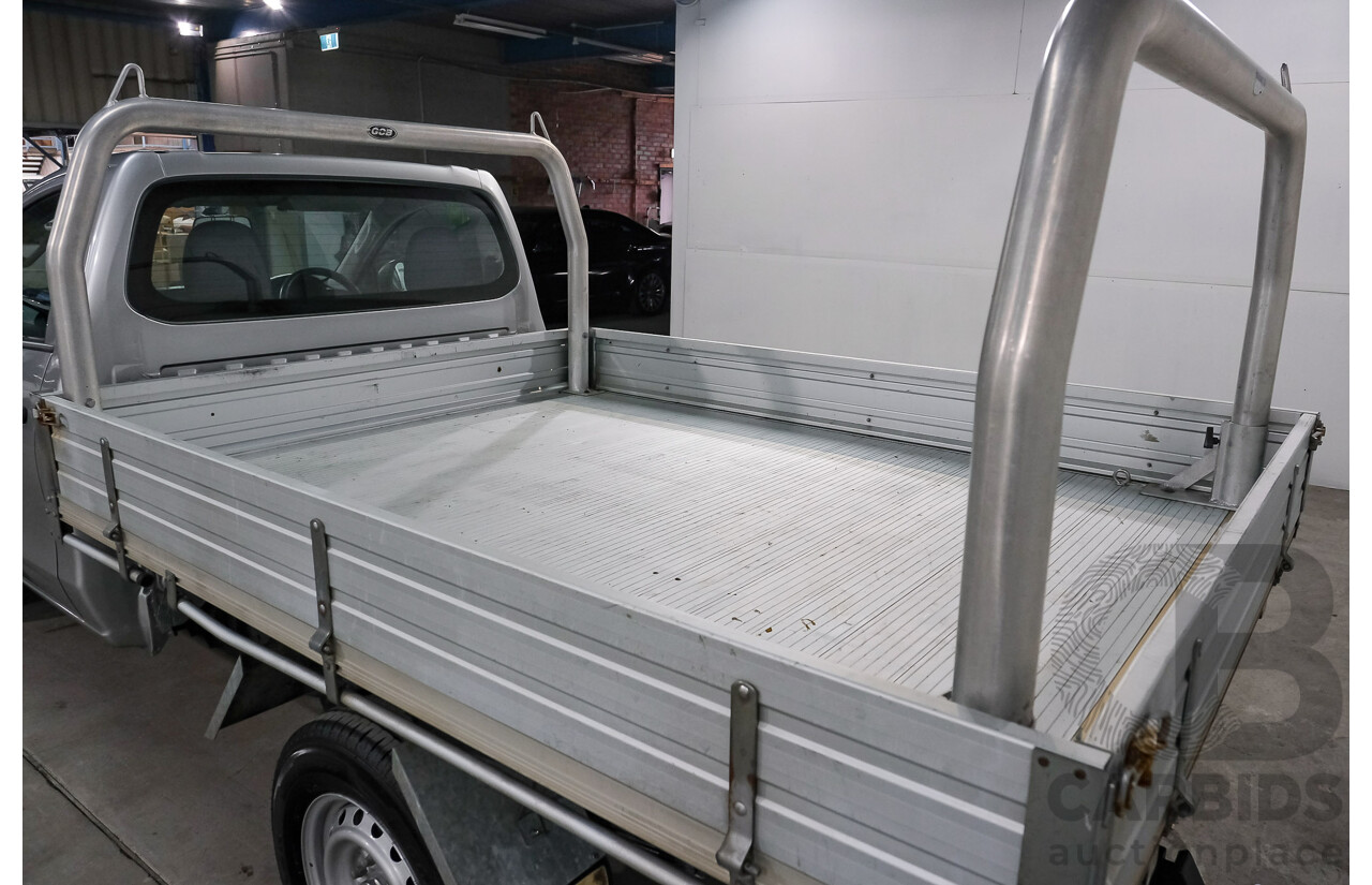 10/2019 Mitsubishi Triton GLX MR MY20 C/Chas Silver Turbo Diesel 2.4L