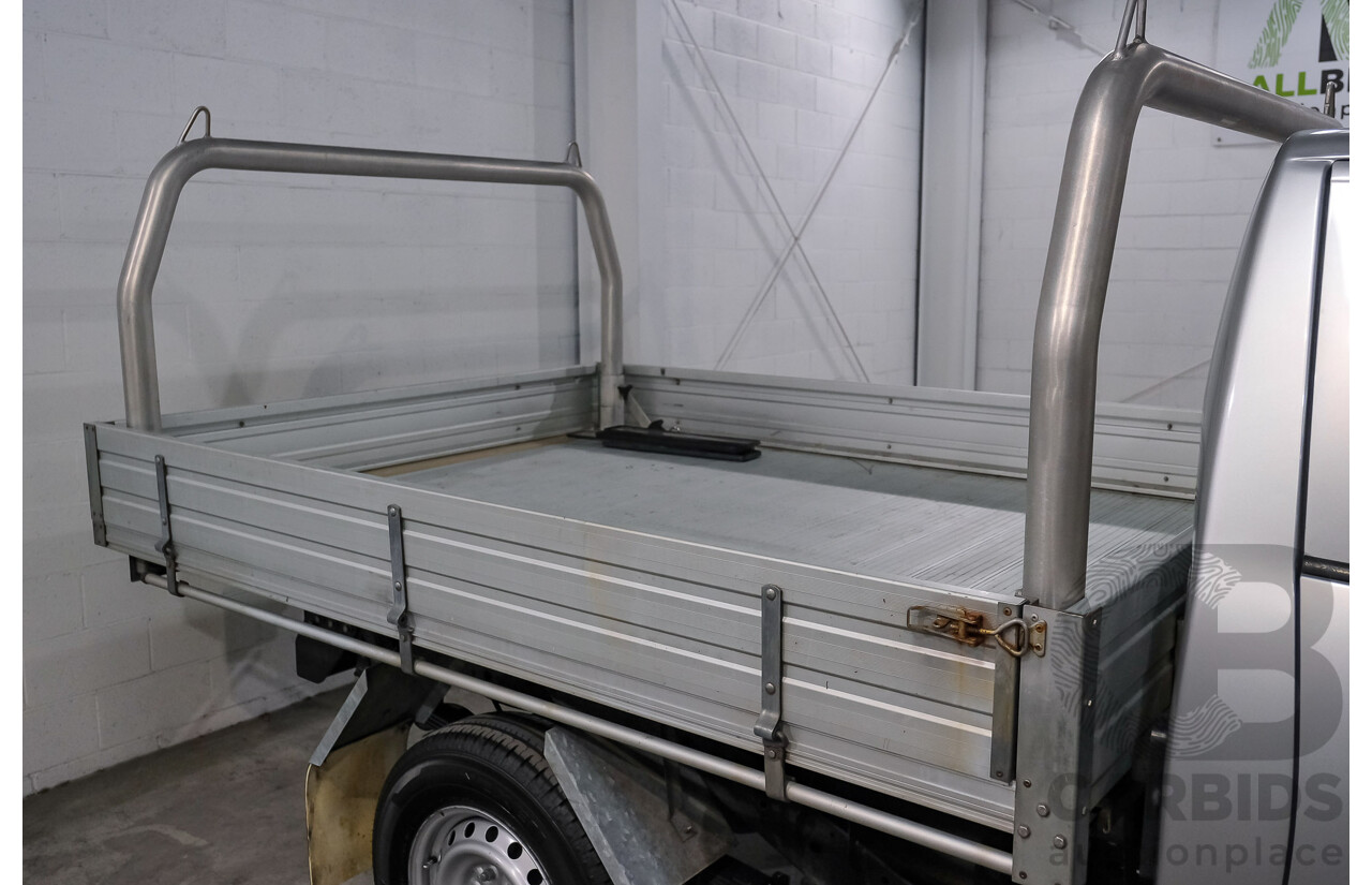 10/2019 Mitsubishi Triton GLX MR MY20 C/Chas Silver Turbo Diesel 2.4L