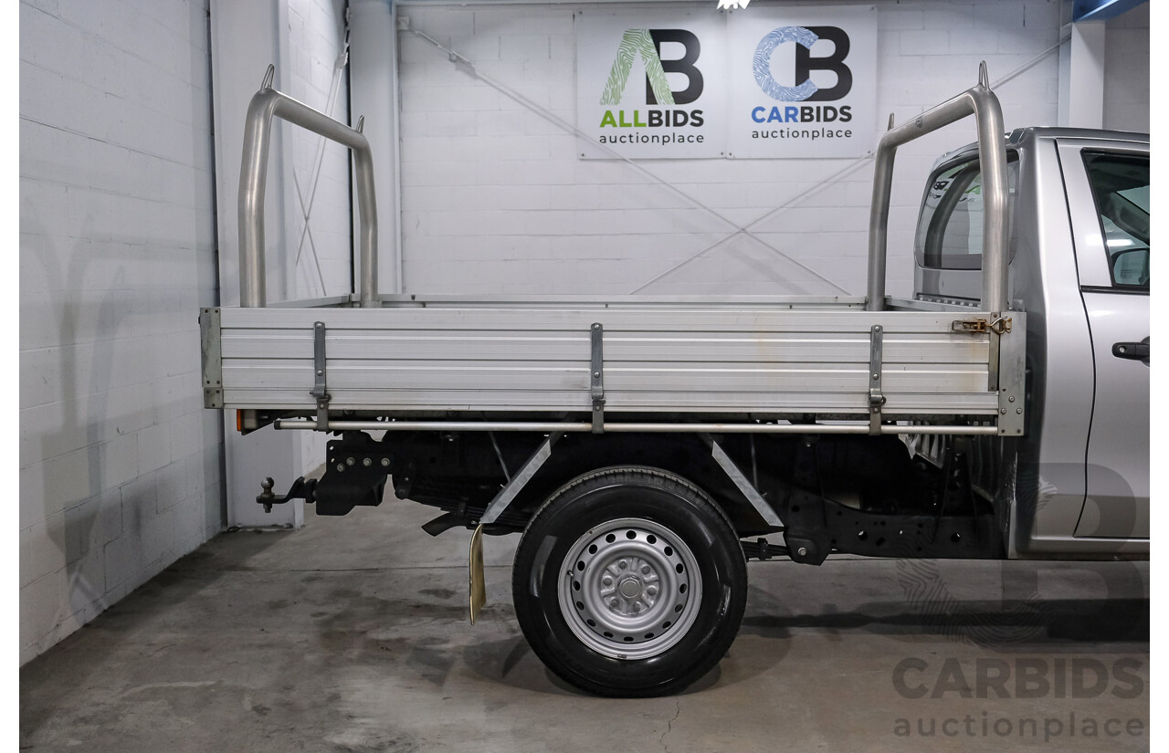 10/2019 Mitsubishi Triton GLX MR MY20 C/Chas Silver Turbo Diesel 2.4L