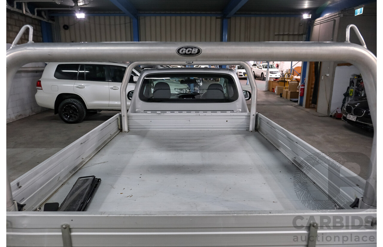10/2019 Mitsubishi Triton GLX MR MY20 C/Chas Silver Turbo Diesel 2.4L