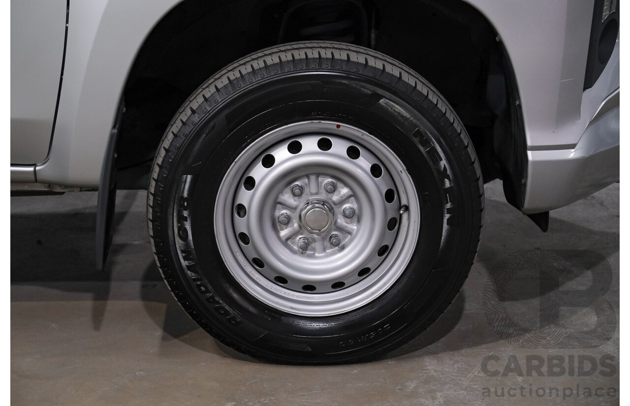 10/2019 Mitsubishi Triton GLX MR MY20 C/Chas Silver Turbo Diesel 2.4L