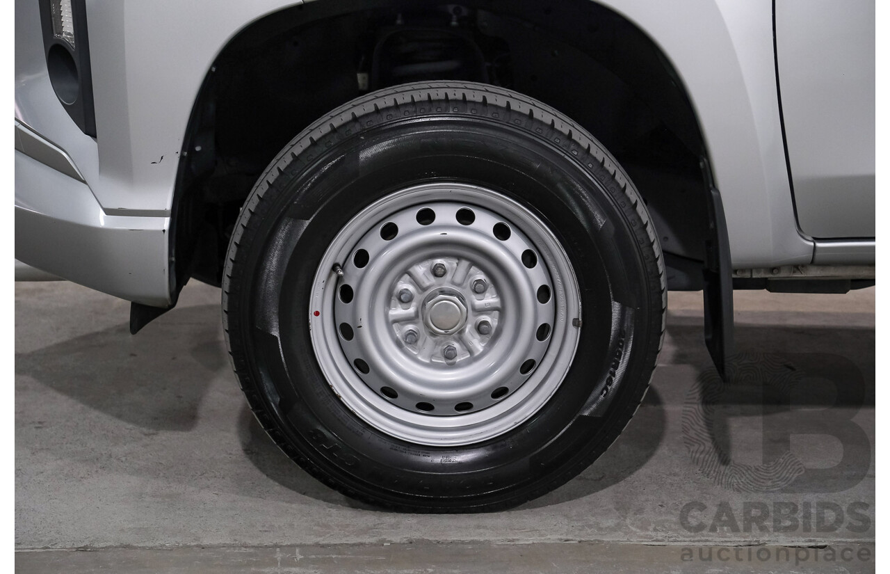 10/2019 Mitsubishi Triton GLX MR MY20 C/Chas Silver Turbo Diesel 2.4L