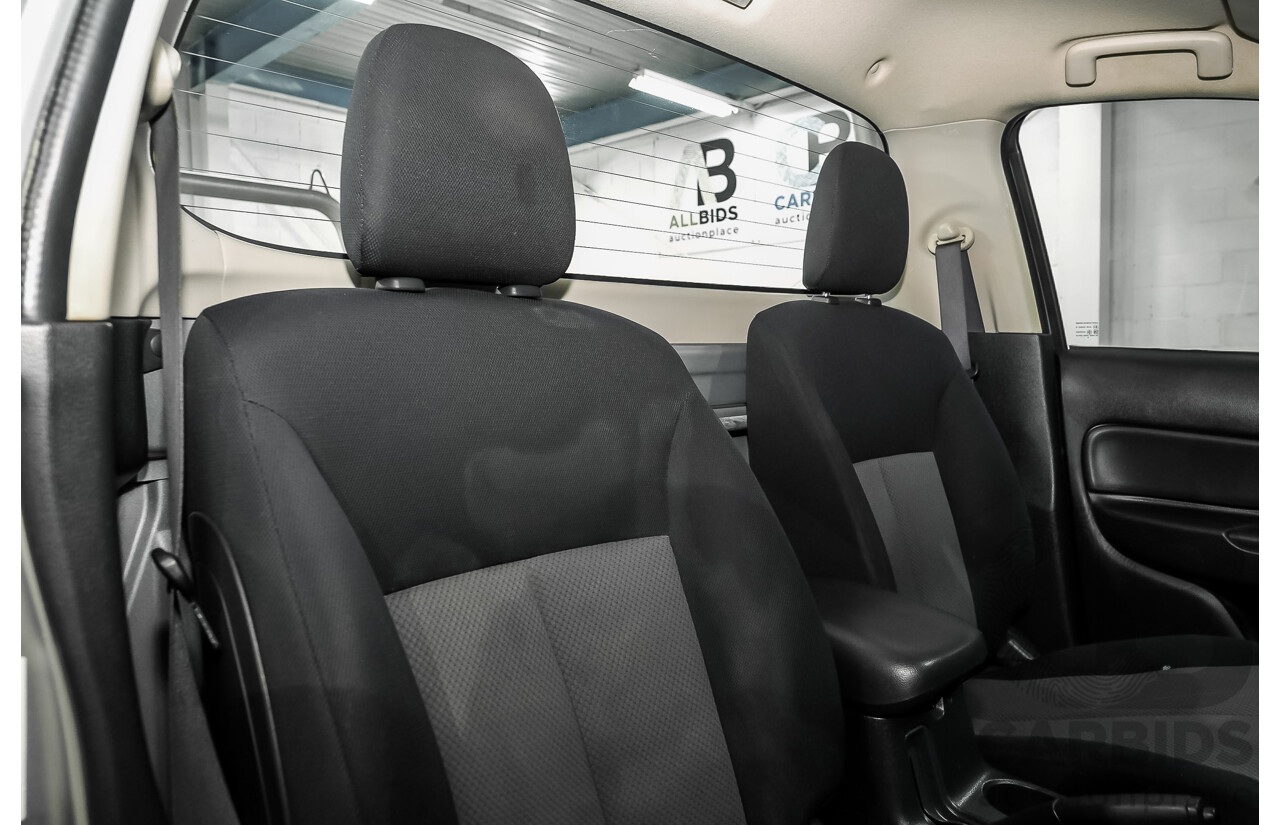 10/2019 Mitsubishi Triton GLX MR MY20 C/Chas Silver Turbo Diesel 2.4L