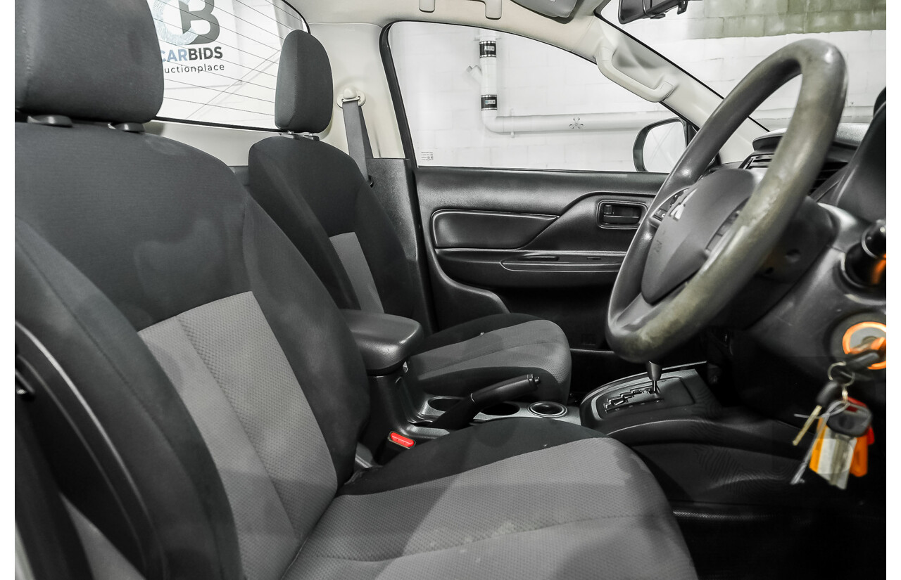 10/2019 Mitsubishi Triton GLX MR MY20 C/Chas Silver Turbo Diesel 2.4L