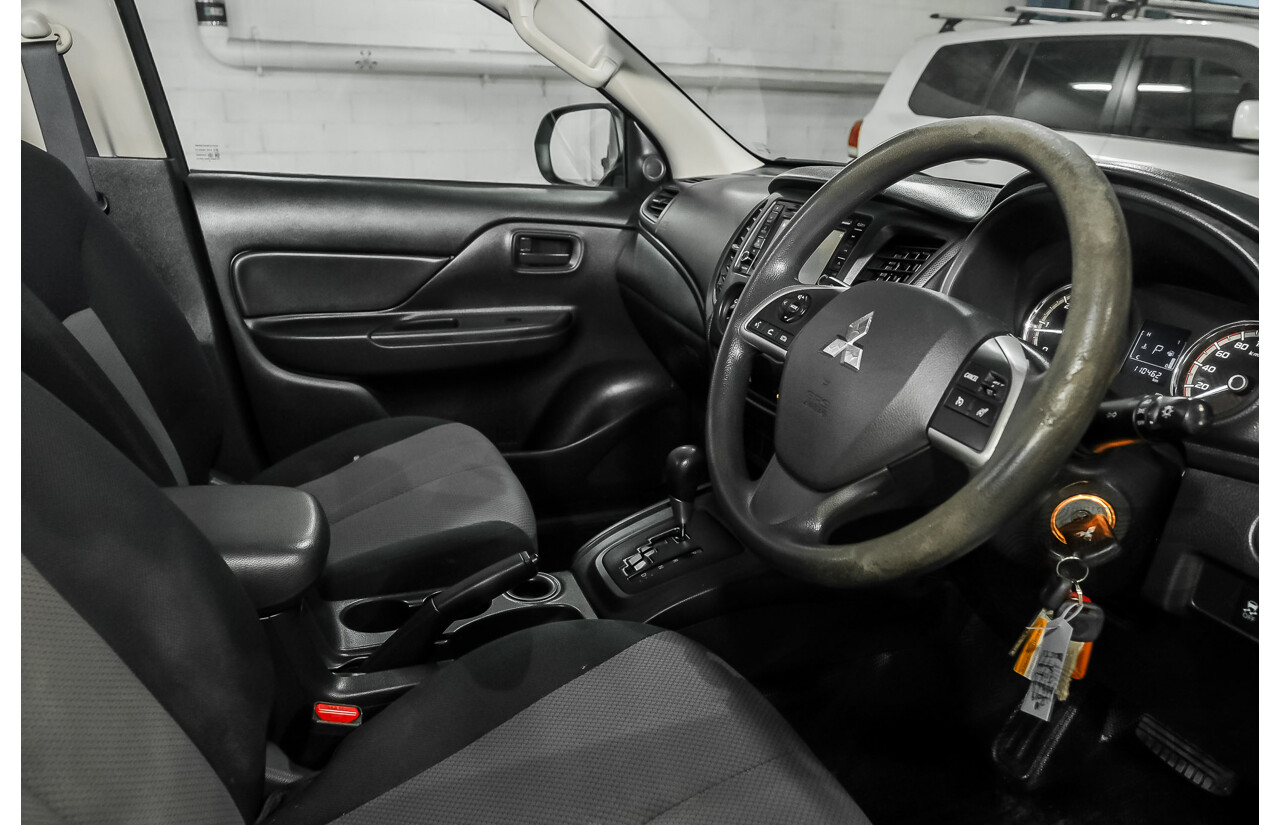10/2019 Mitsubishi Triton GLX MR MY20 C/Chas Silver Turbo Diesel 2.4L