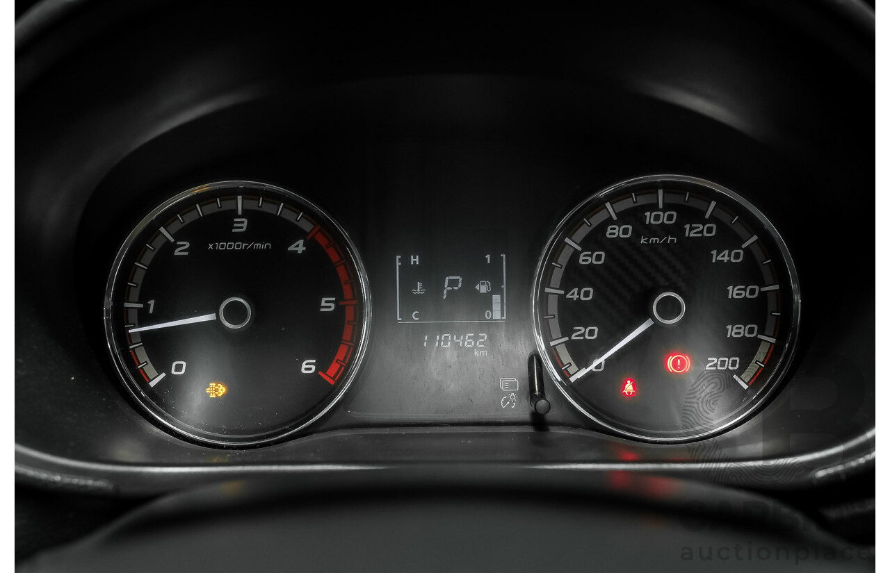 10/2019 Mitsubishi Triton GLX MR MY20 C/Chas Silver Turbo Diesel 2.4L