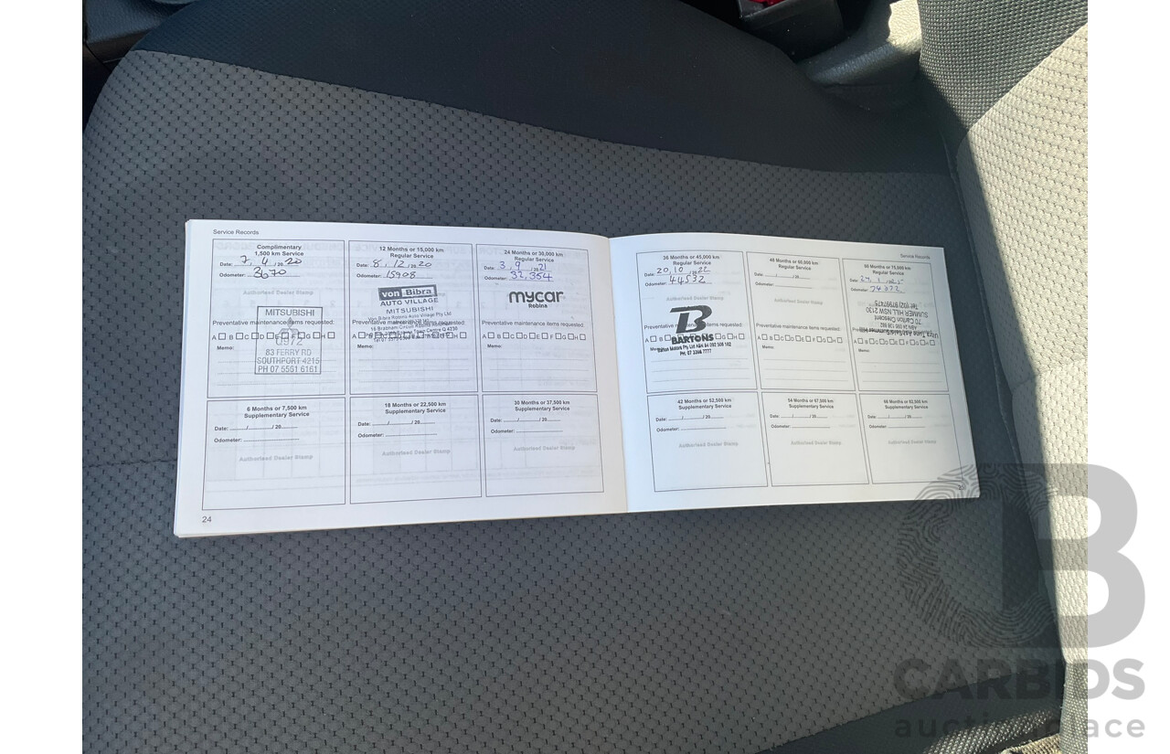 10/2019 Mitsubishi Triton GLX MR MY20 C/Chas Silver Turbo Diesel 2.4L