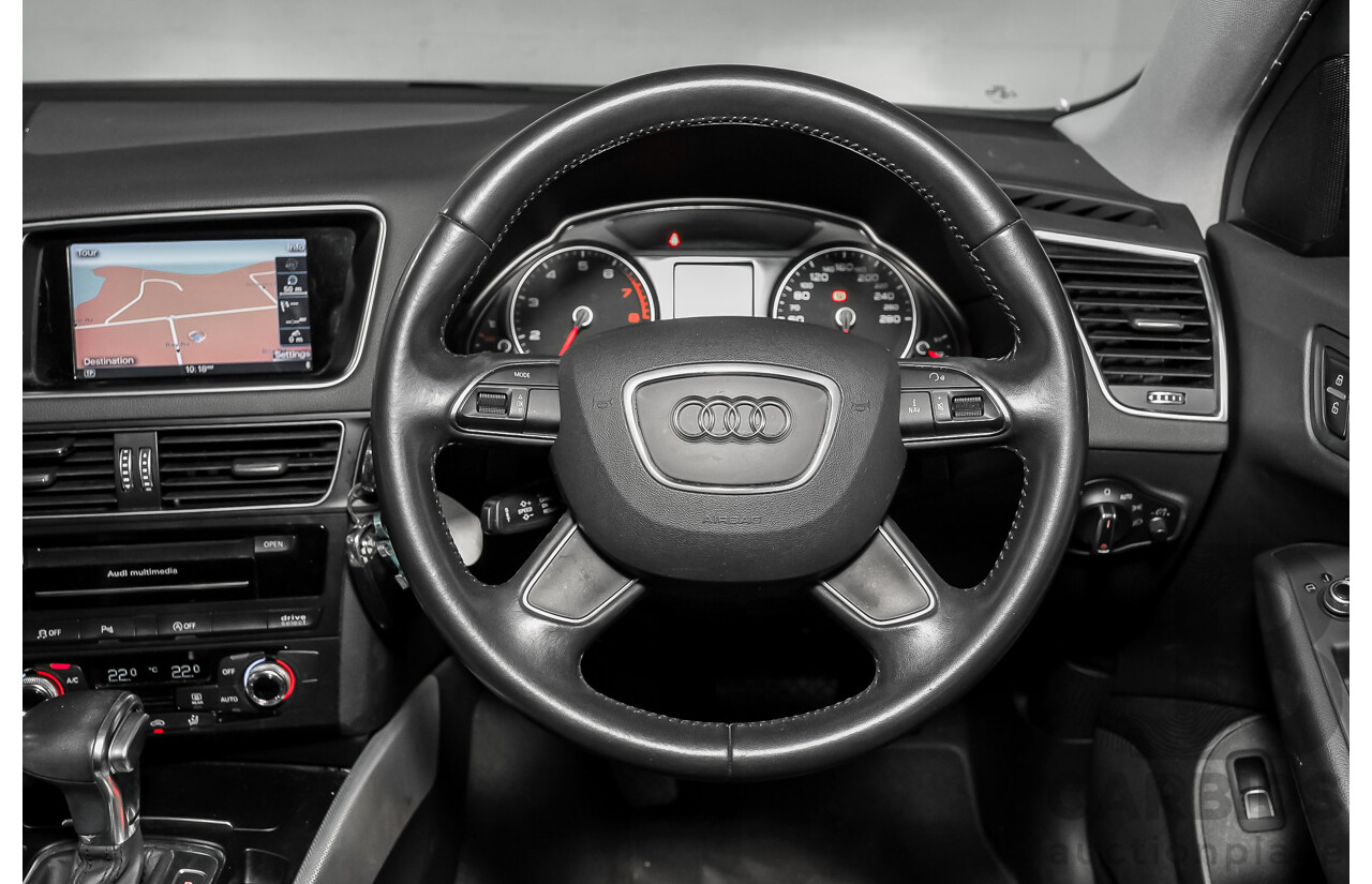 06/2015 Audi Q5 2.0 TFSI Quattro (AWD) 8R MY15 4d Wagon White Turbo 2.0L