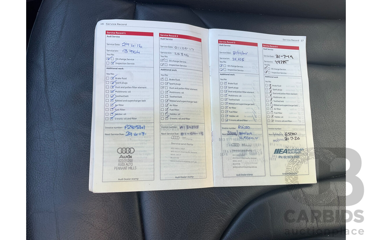 06/2015 Audi Q5 2.0 TFSI Quattro (AWD) 8R MY15 4d Wagon White Turbo 2.0L