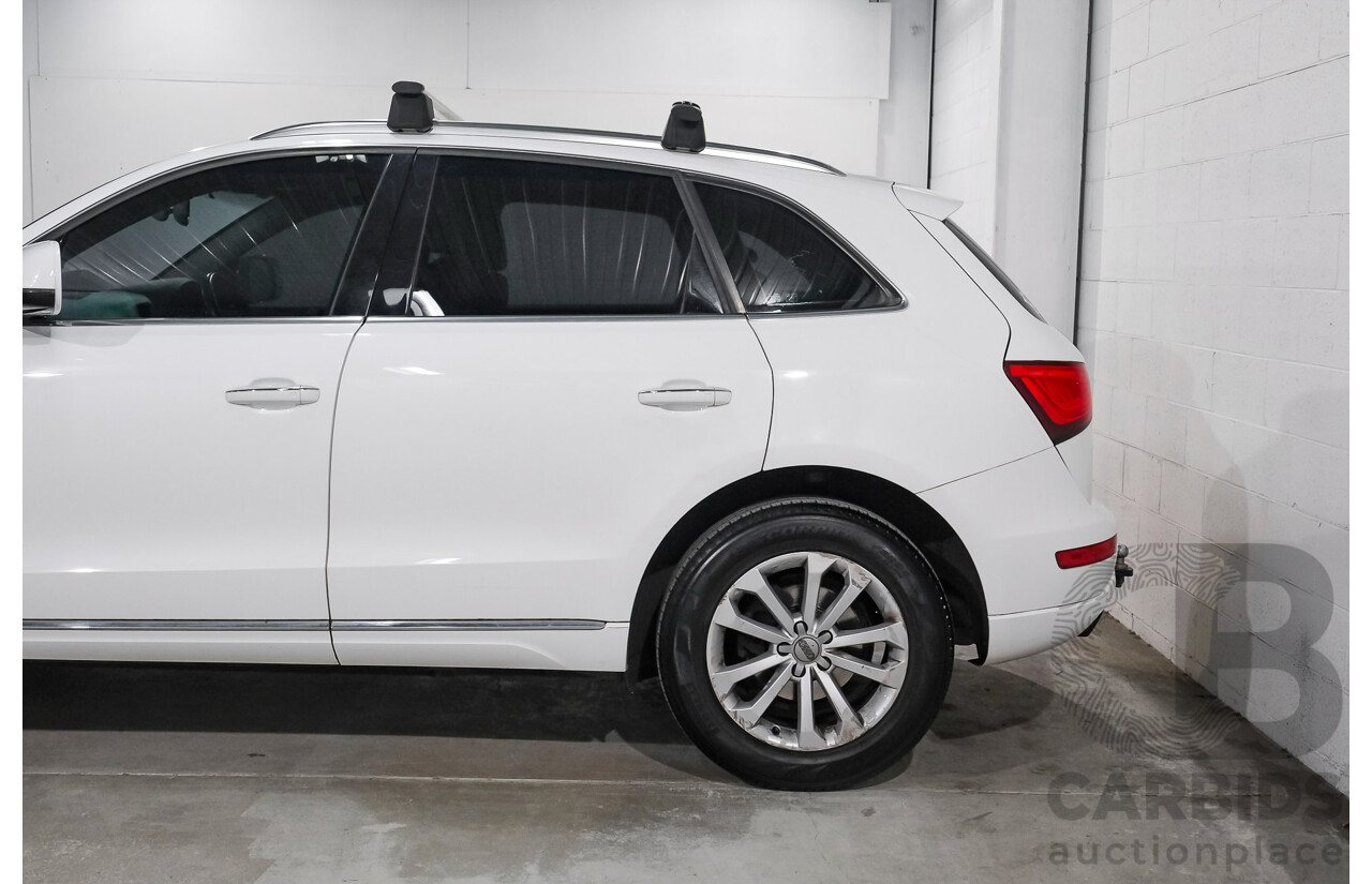 06/2015 Audi Q5 2.0 TFSI Quattro (AWD) 8R MY15 4d Wagon White Turbo 2.0L