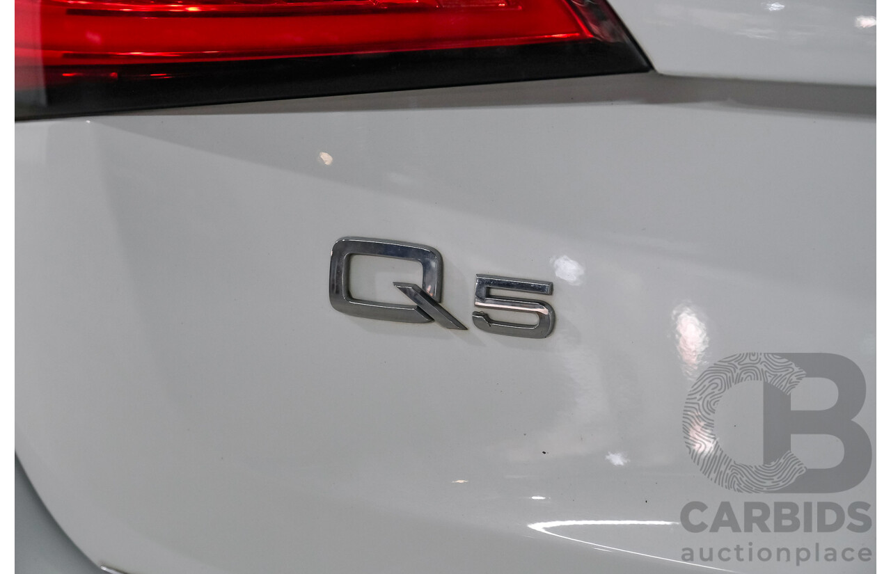 06/2015 Audi Q5 2.0 TFSI Quattro (AWD) 8R MY15 4d Wagon White Turbo 2.0L