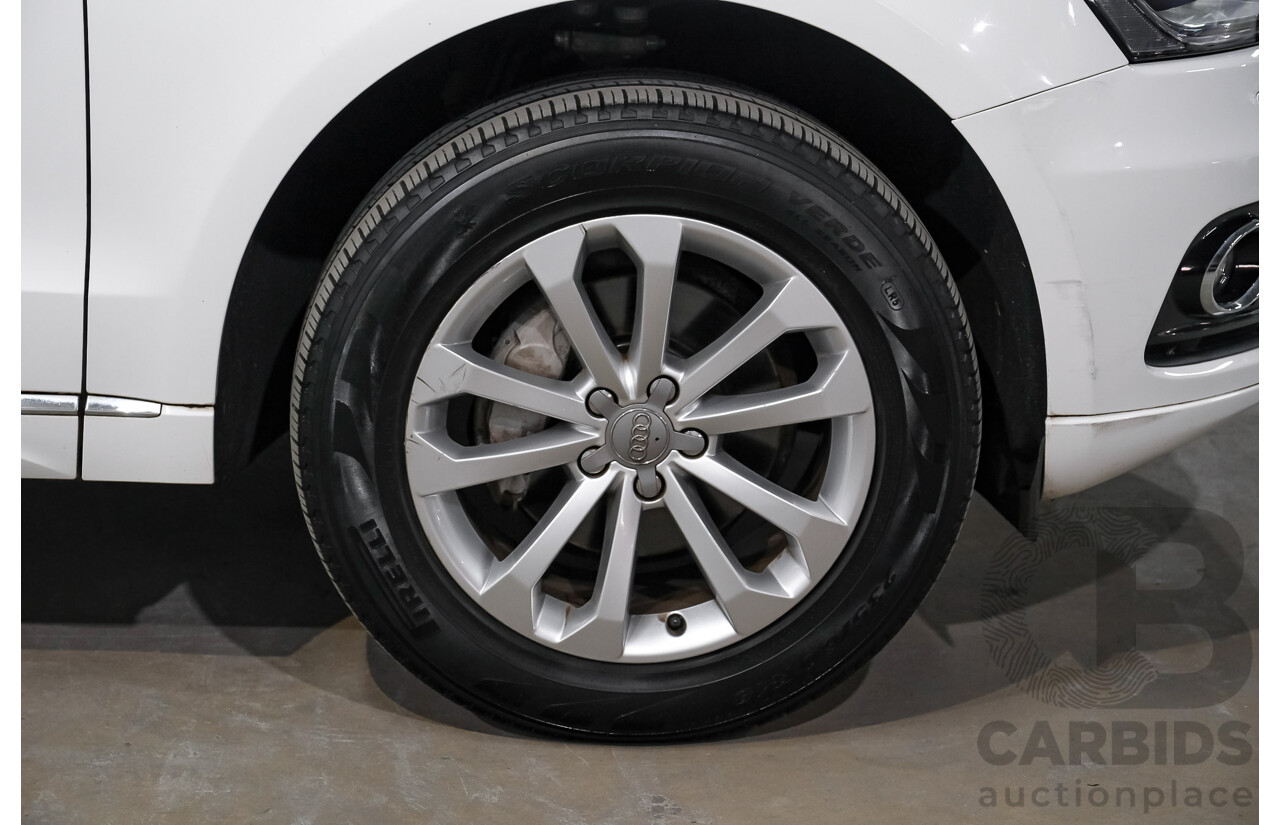 06/2015 Audi Q5 2.0 TFSI Quattro (AWD) 8R MY15 4d Wagon White Turbo 2.0L