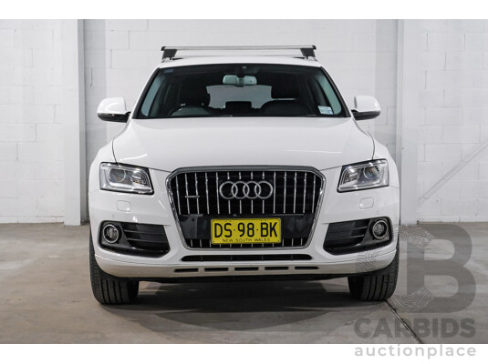 06/2015 Audi Q5 2.0 TFSI Quattro (AWD) 8R MY15 4d Wagon White Turbo 2.0L