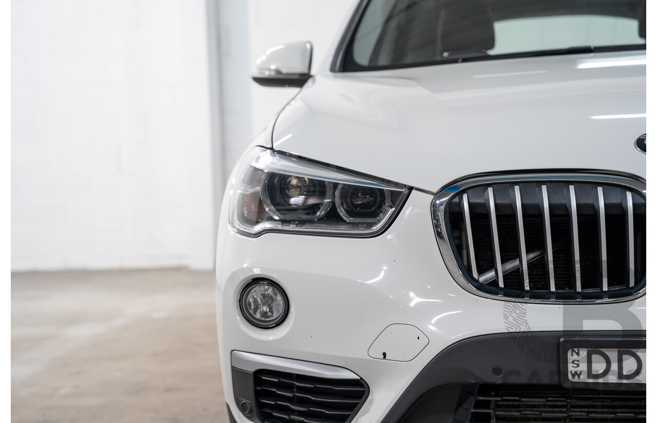 04/2016 BMW X1 xDrive 20d AWD F48 4d Wagon Mineral White Turbo Diesel 2.0L