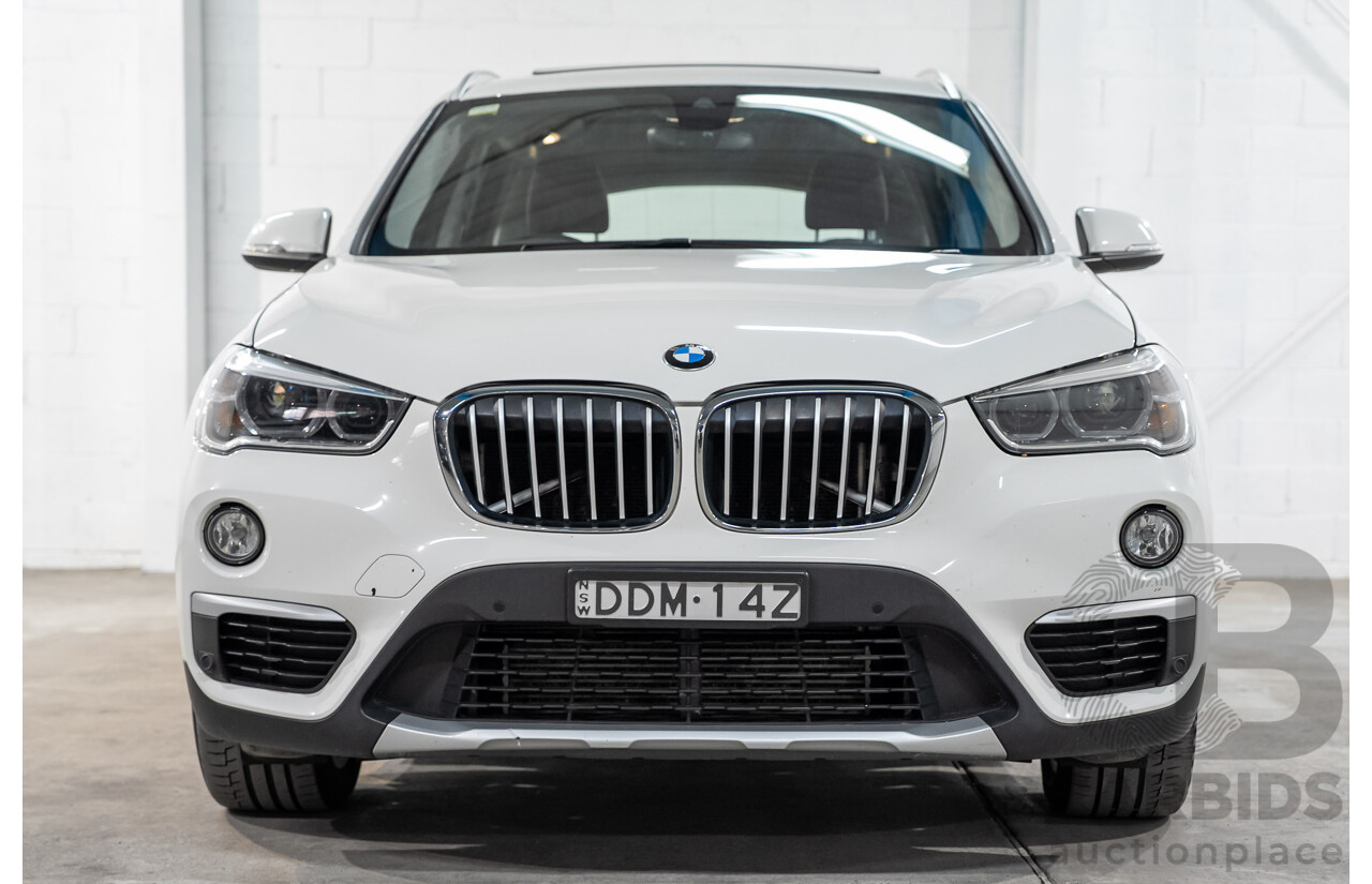 04/2016 BMW X1 xDrive 20d AWD F48 4d Wagon Mineral White Turbo Diesel 2.0L