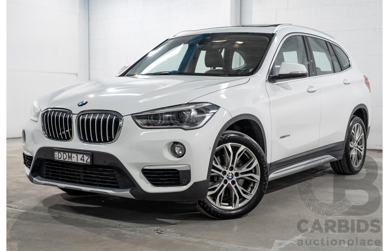 04/2016 BMW X1 xDrive 20d AWD F48 4d Wagon Mineral White Turbo Diesel 2.0L