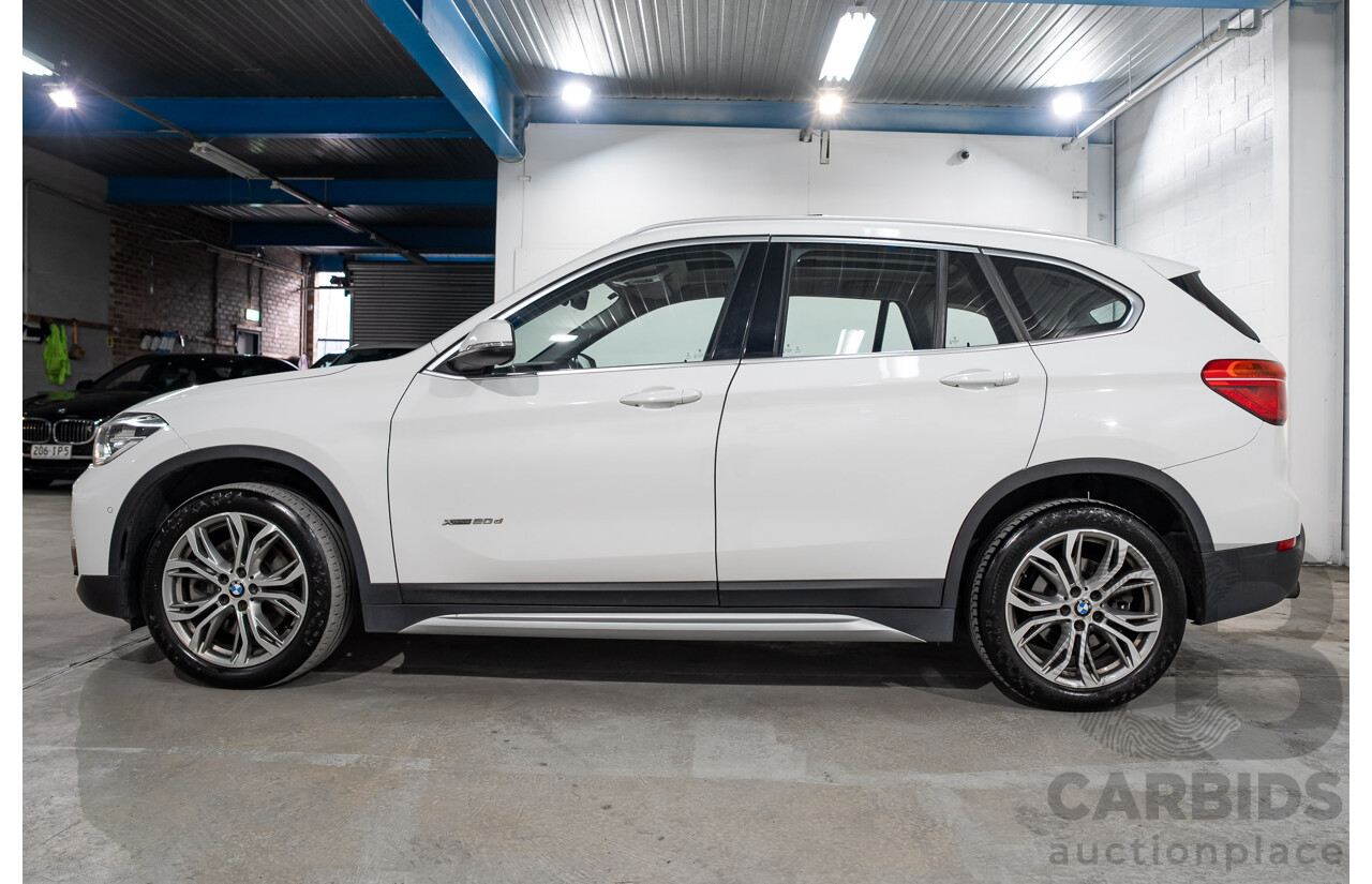 04/2016 BMW X1 xDrive 20d AWD F48 4d Wagon Mineral White Turbo Diesel 2.0L