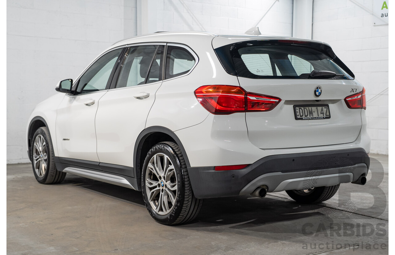 04/2016 BMW X1 xDrive 20d AWD F48 4d Wagon Mineral White Turbo Diesel 2.0L