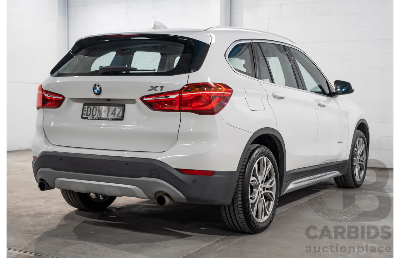 04/2016 BMW X1 xDrive 20d AWD F48 4d Wagon Mineral White Turbo Diesel 2.0L