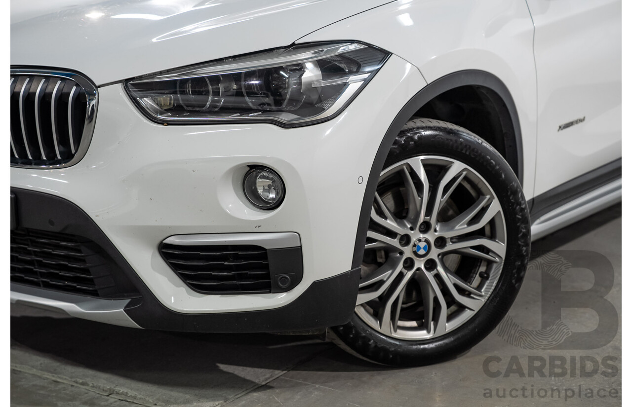 04/2016 BMW X1 xDrive 20d AWD F48 4d Wagon Mineral White Turbo Diesel 2.0L