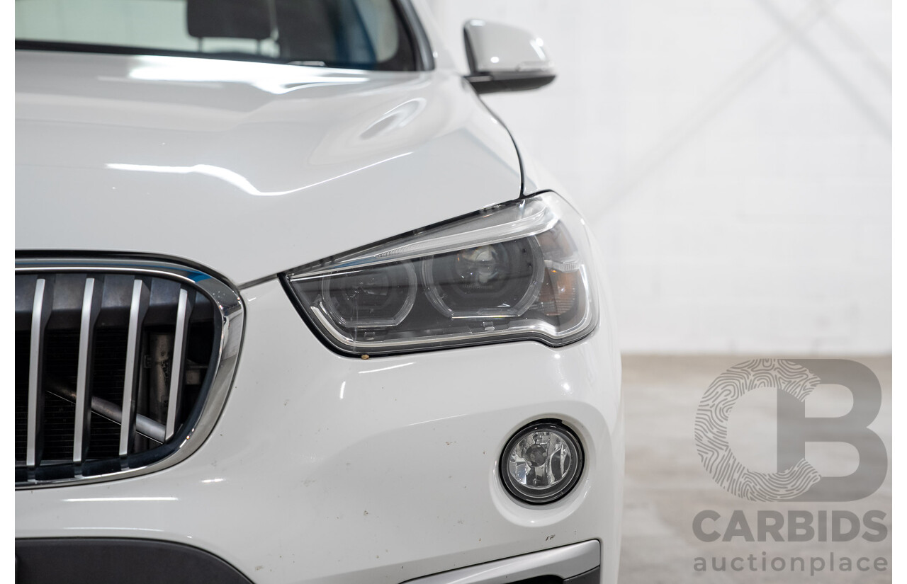 04/2016 BMW X1 xDrive 20d AWD F48 4d Wagon Mineral White Turbo Diesel 2.0L