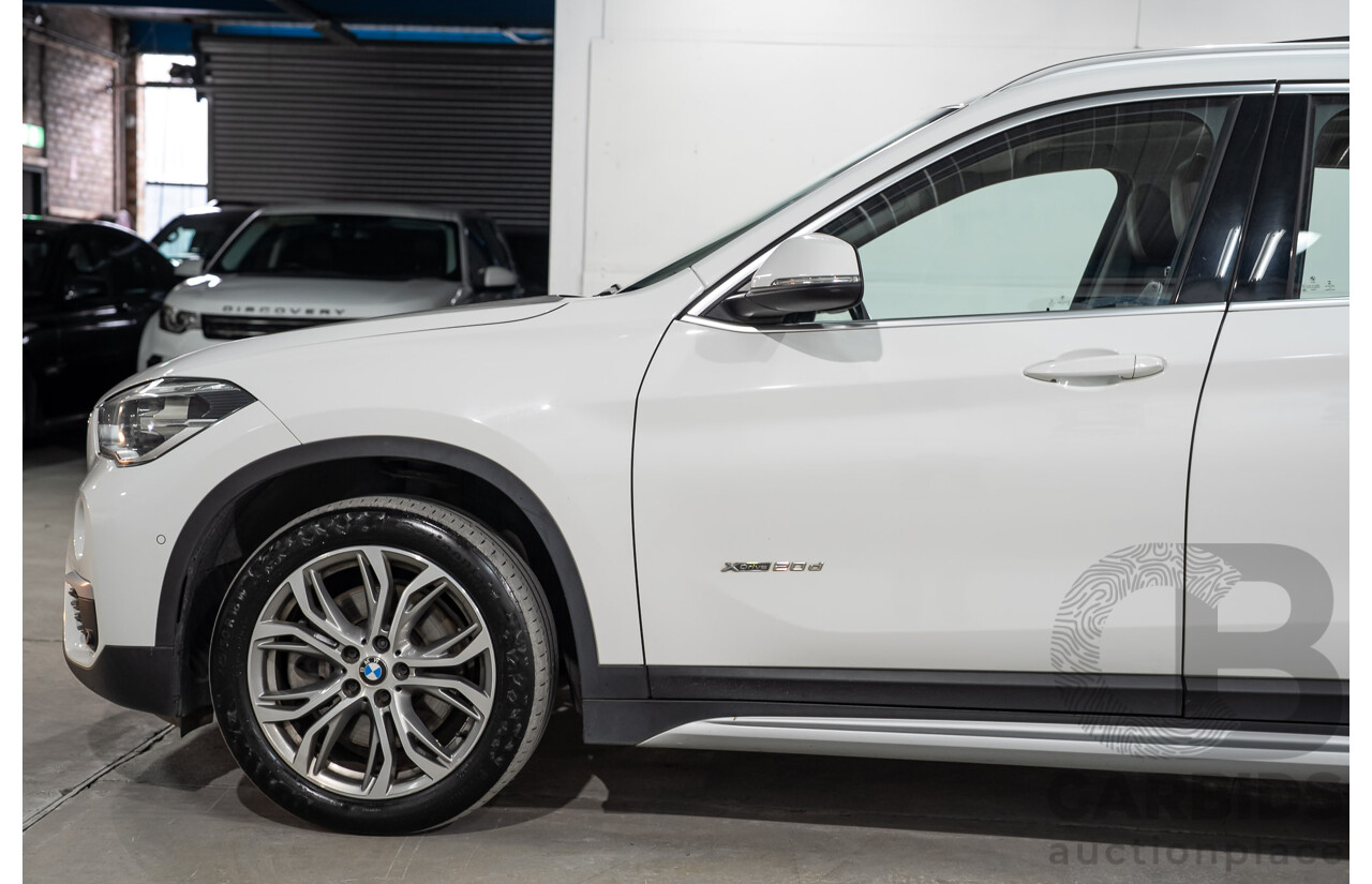 04/2016 BMW X1 xDrive 20d AWD F48 4d Wagon Mineral White Turbo Diesel 2.0L