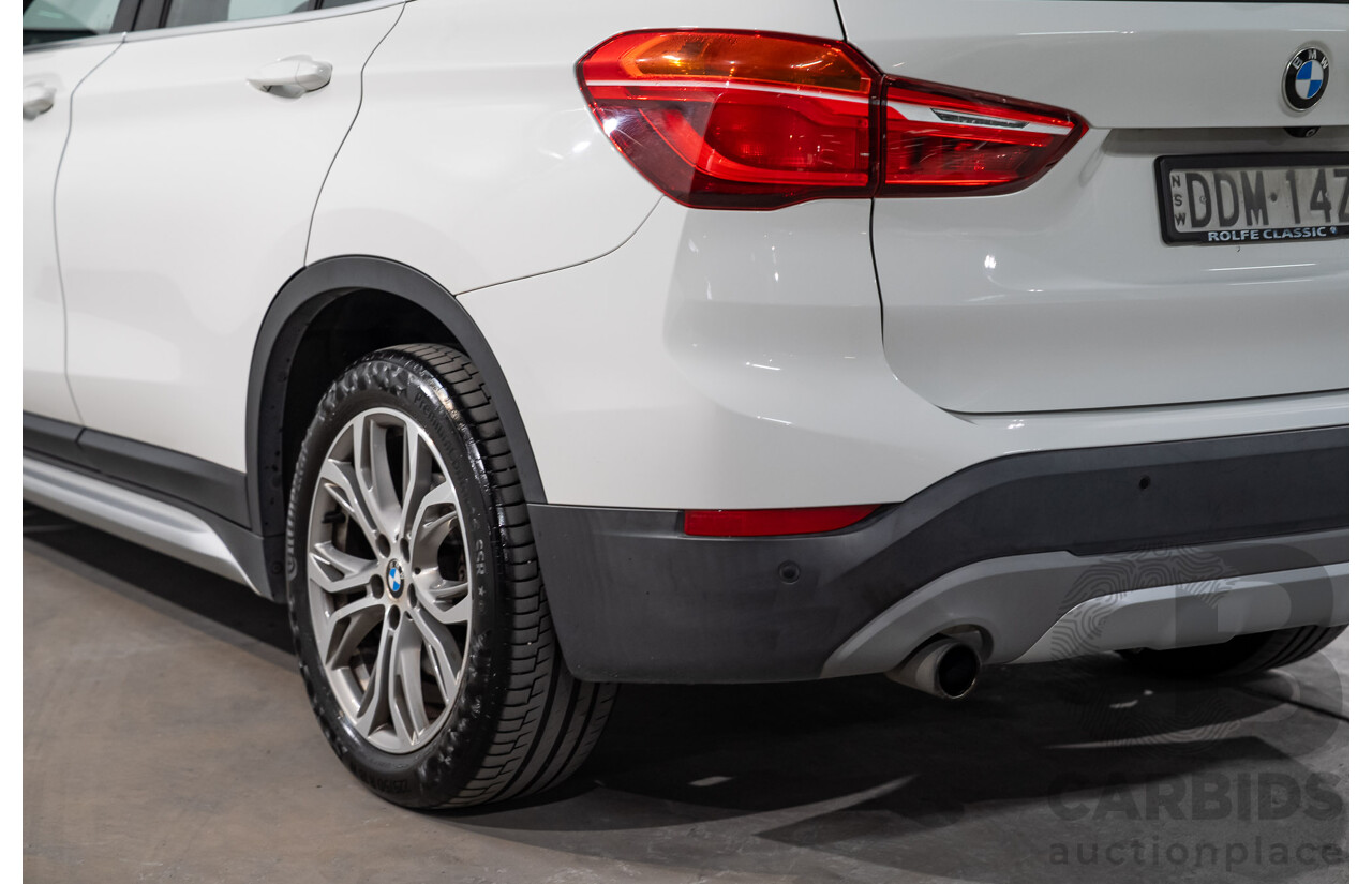 04/2016 BMW X1 xDrive 20d AWD F48 4d Wagon Mineral White Turbo Diesel 2.0L