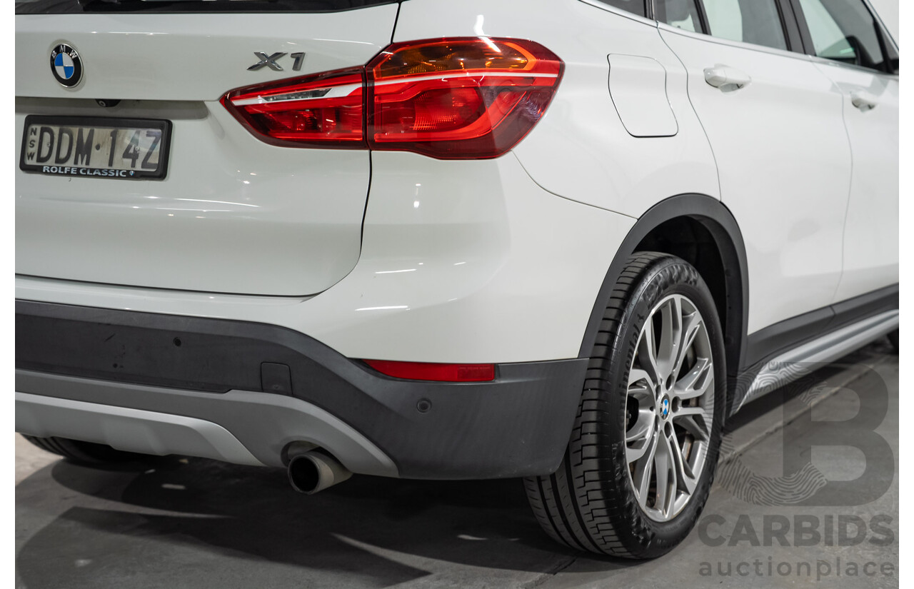 04/2016 BMW X1 xDrive 20d AWD F48 4d Wagon Mineral White Turbo Diesel 2.0L