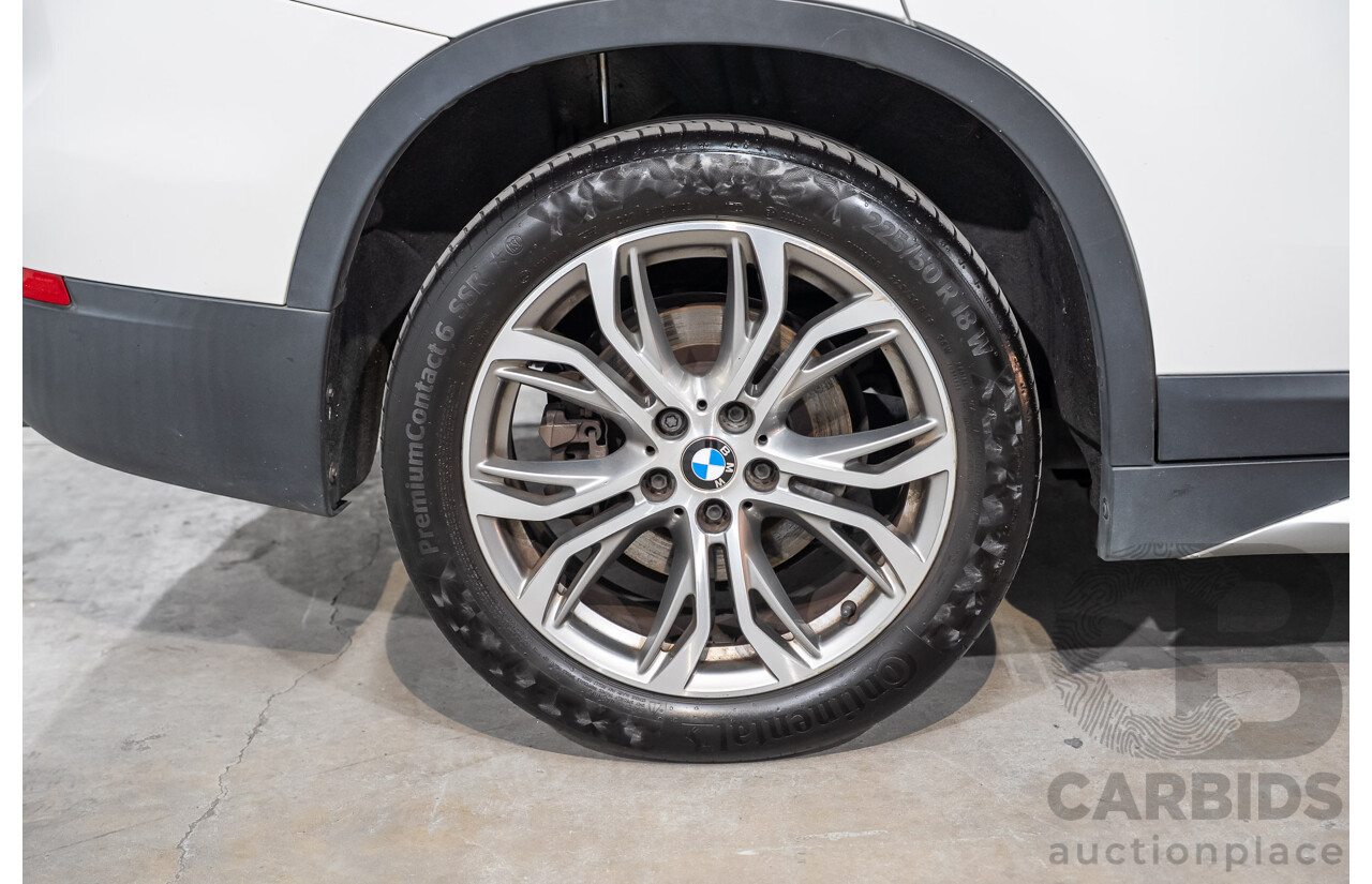 04/2016 BMW X1 xDrive 20d AWD F48 4d Wagon Mineral White Turbo Diesel 2.0L