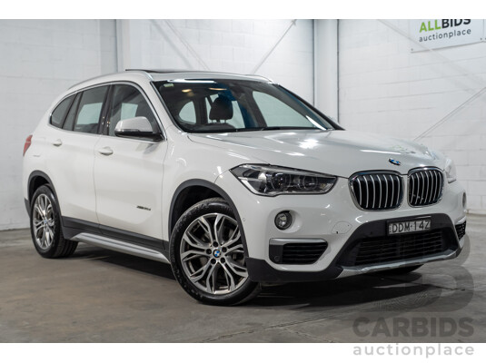 04/2016 BMW X1 xDrive 20d AWD F48 4d Wagon Mineral White Turbo Diesel 2.0L