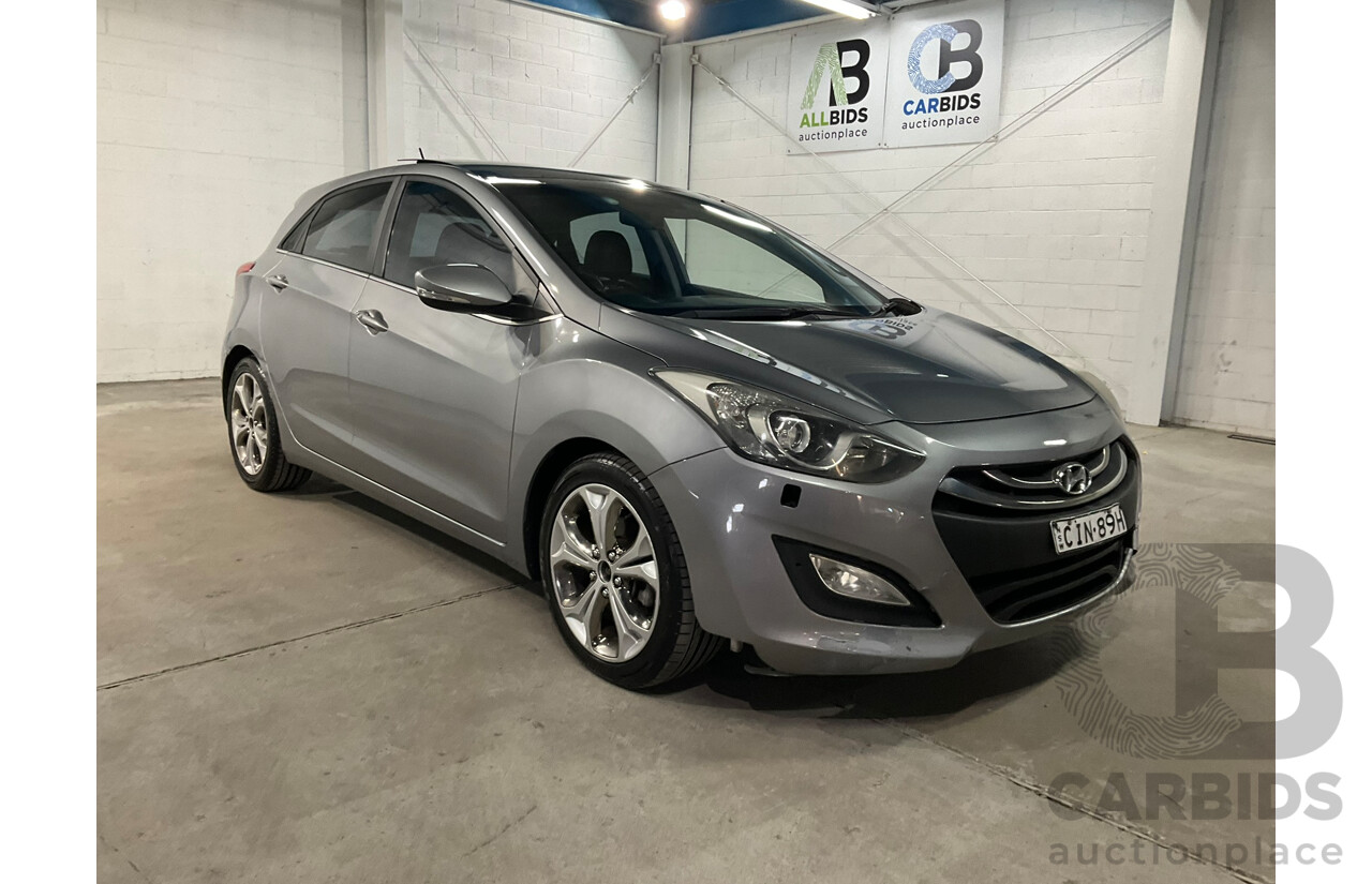 10/2012 Hyundai I30 Premium GD 5D Hatchback Silver 1.8L