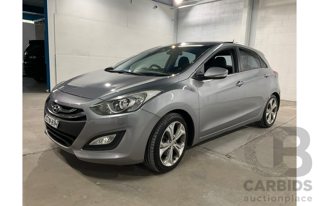 10/2012 Hyundai I30 Premium GD 5D Hatchback Silver 1.8L