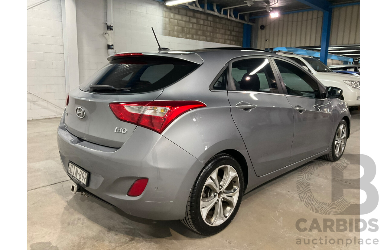 10/2012 Hyundai I30 Premium GD 5D Hatchback Silver 1.8L