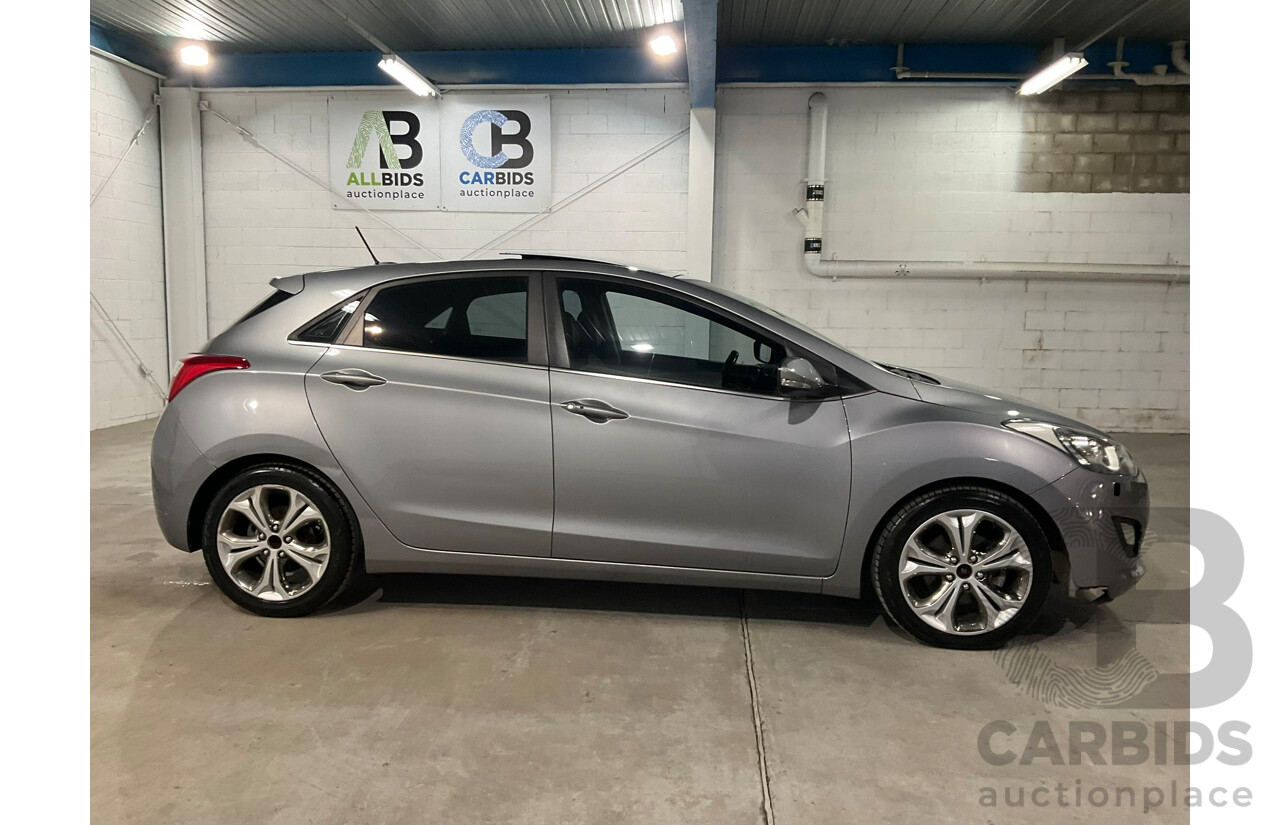 10/2012 Hyundai I30 Premium GD 5D Hatchback Silver 1.8L