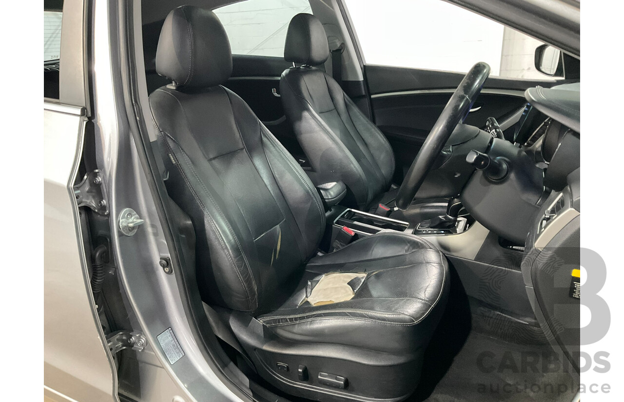 10/2012 Hyundai I30 Premium GD 5D Hatchback Silver 1.8L
