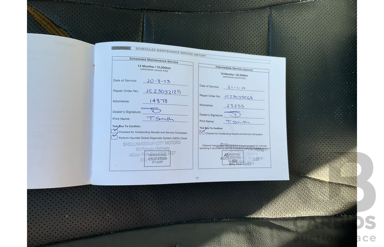 10/2012 Hyundai I30 Premium GD 5D Hatchback Silver 1.8L